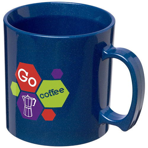 Kubek Standard wykonany z tworzywa sztucznego o pojemności 300 ml Średnioniebieski 21001413 (1)