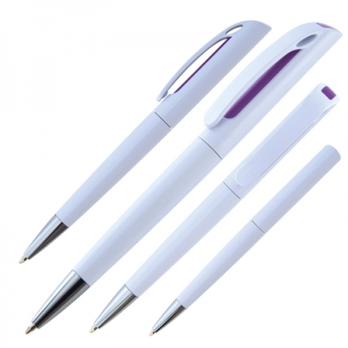 Długopis plastikowy JUSTANY fioletowy 091912 (1)