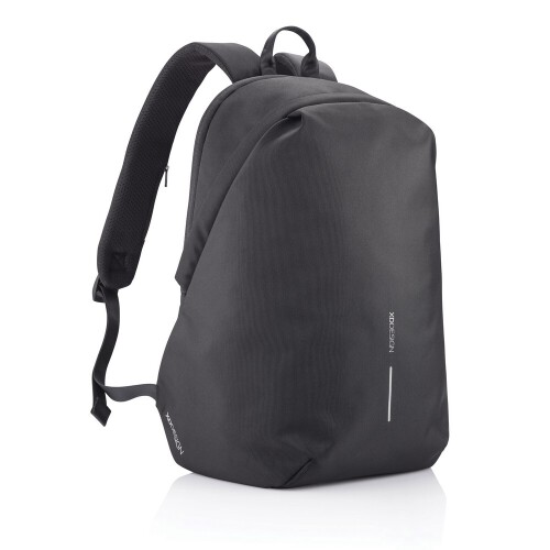 Bobby Soft, plecak na laptopa 15,6", chroniący przed kieszonkowcami, wykonany z RPET czarny V0998-03 