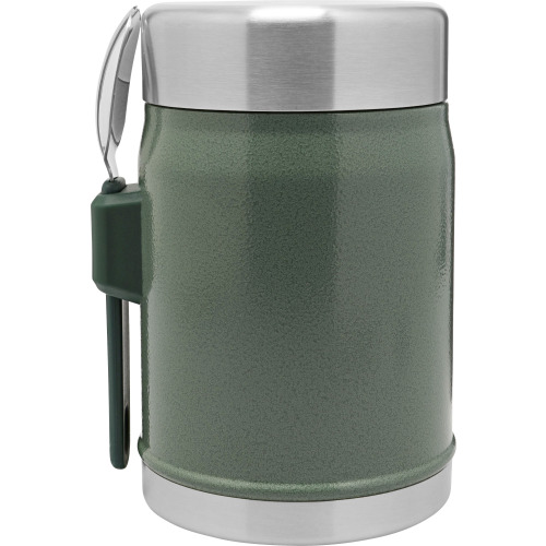 Termos obiadowy ze sztućcem CLASSIC - 0,4 L HAMMERTONE GREEN / Stanley Hammertone Green 1009382004 (2)