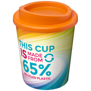 Brite-Americano® Eco izolowany kubek o pojemności 250 ml Pomarańczowy