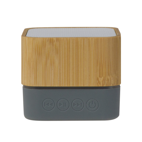 Speaker bamboo square 3W Szary LT91290-N0061 (2)