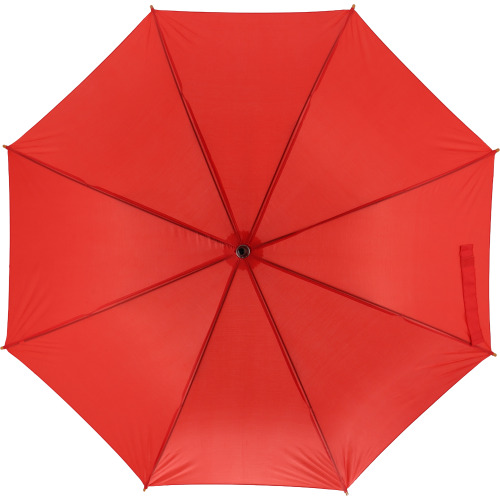 Parasol automatyczny drewniany Ø105 cm NANCY Czerwony 513105 (2)