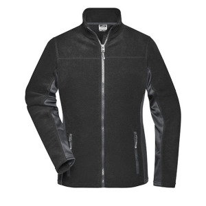 Bluza Polarowa Damska Slim Z Zamkiem - Navy & Navy
