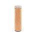 Bambusowy termos 500 ml, posiada sitko zatrzymujące fusy oraz cyfrowy wyświetlacz temperatury napojów drewno V4871-17 (3) thumbnail