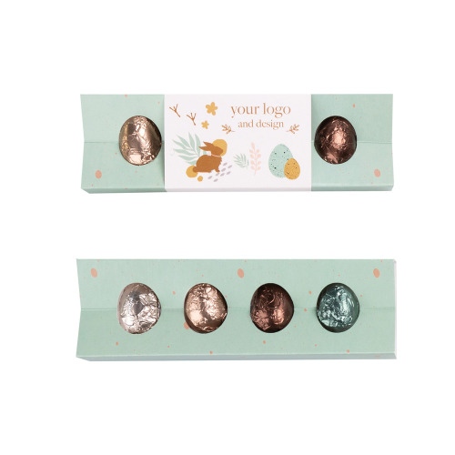 Praliny Easter Egg Bowtie 4 Szt Wielokolorowy S0266E (1)