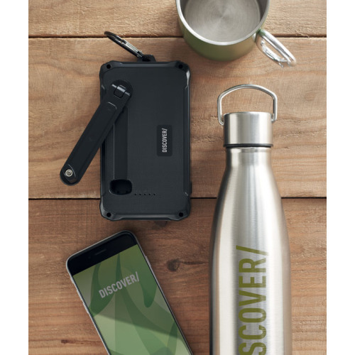 Solarny power bank 8000 mAh Czarny MO6841-03 (3)