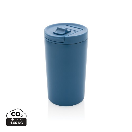 Kubek termiczny 300 ml, stal nierdzewna z recyklingu niebieski P435.095 (9)