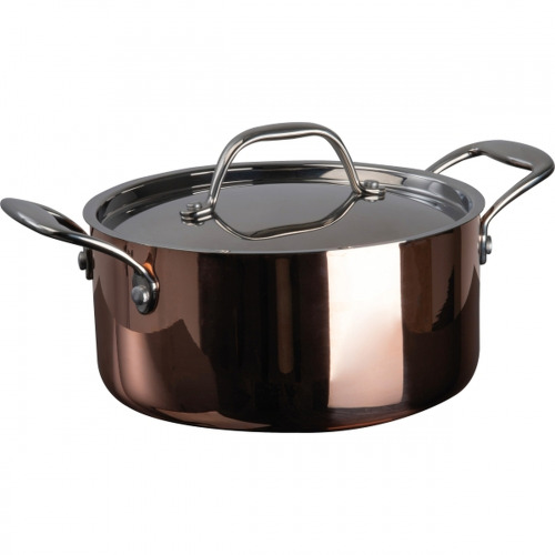 Garnek do indukcji CrisMa ⌀20,5 cm AGATA Miedziany 8497395 (5)