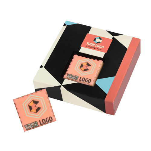 Pralinka z nadrukiem Chocostamp Wielokolorwy S0321 