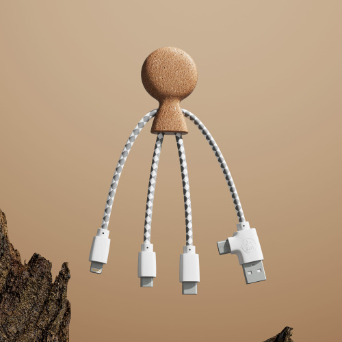 Xoopar Mr. Bio Cork Charging Cable Naturalny LT41017-N0094 (5)