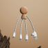 Xoopar Mr. Bio Cork Charging Cable Naturalny LT41017-N0094 (5) thumbnail