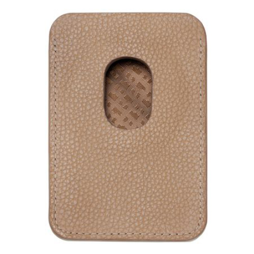 Magnetyczne etui na karty do smartfona Magnet Mobile Classic Grained Camel Camel HLJ416X (2)