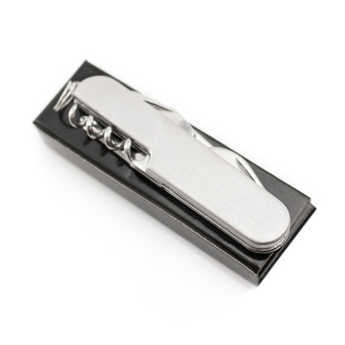 Nóż wielofunkcyjny, scyzoryk, 6 funkcji Srebrny V7718-32 (3)