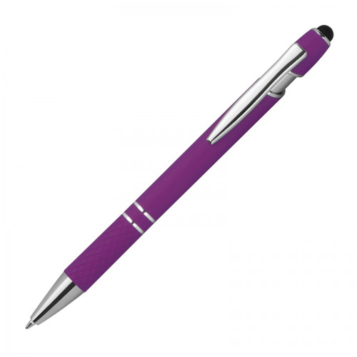 Długopis aluminiowy touch pen HERMANN Fioletowy 1368912 (1)