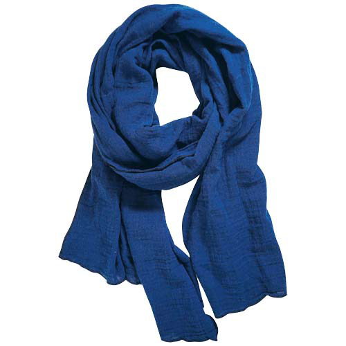 Citizen Green Scarfy chusta bawełniana o wymiarach 50 x 220 cm Niebieski 1PZ03352 