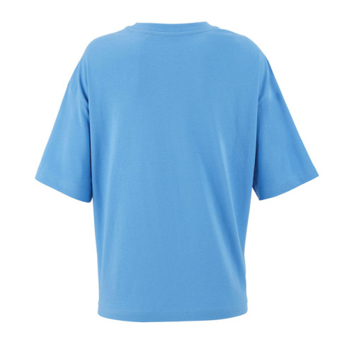BOXY WOMEN T-SHIRT OVERSIZE Azure S03807-IR-XS (1)