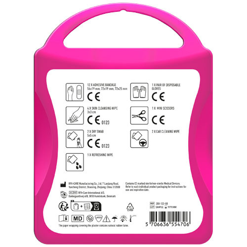 MyKit Zestaw pierwszej pomocy - Samochód Przezroczysta magenta 1Z250505 (4)