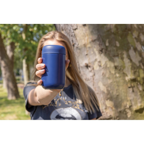 Kubek termiczny 360 ml Brew, stal nierdzewna z recyklingu niebieski P435.085 (6)