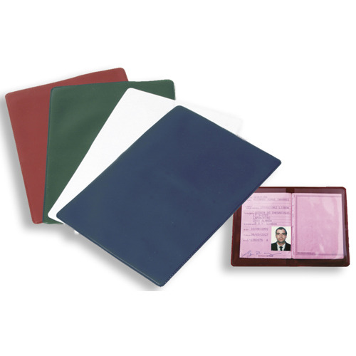 Etui na dokumenty z PCV, 2 przegródki / Holdex Ciemnozielony IP42016644 (3)