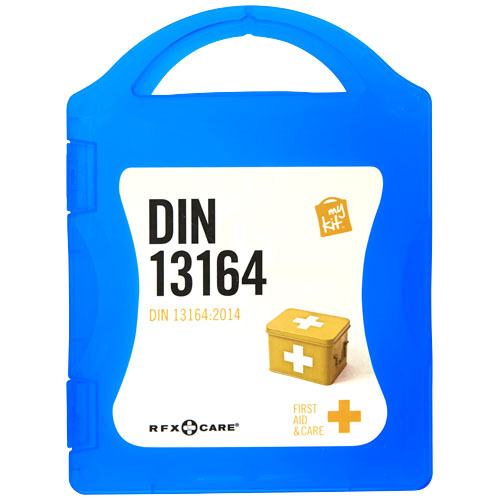 MyKit Zestaw Pierwszej Pomocy DIN Przezroczysty niebieski 1Z253102 (3)