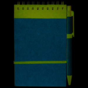 Notatnik (70 kartek) z długopisem czarny