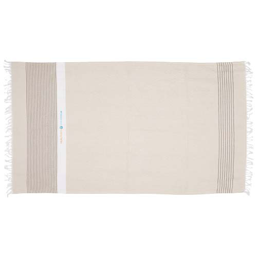 Citizen Green Seabeach fouta o wymiarach 100 x 180 cm Beżowy 1PZ03402 (1)