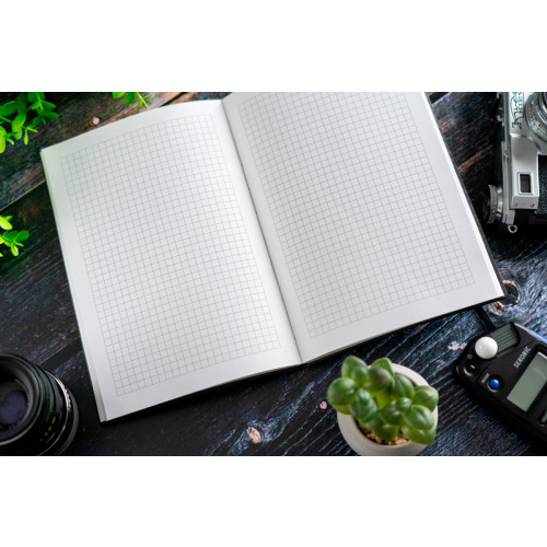 Notes A5 w kratkę DUBAI Czarny 143903 (1)