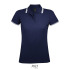 PASADENA damskie polo 200g Francuski granatowy / biały S00578-FW-XXL  thumbnail