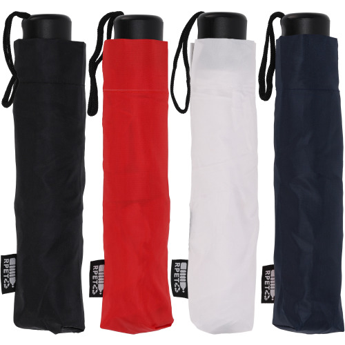 Parasol manualny rPET Ø98 cm NORTHAMPTON Czarny 433603 (4)