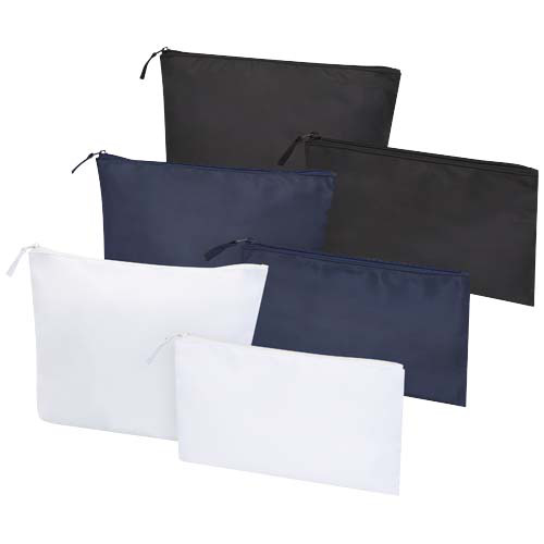 Swift zestaw kosmetyczek z recyklingu z certyfikatem GRS Czarny 12076890 (4)