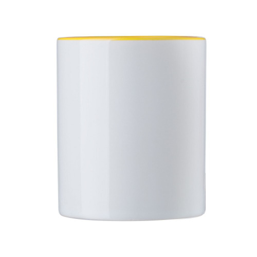 Kubek ceramiczny 300 ml żółty V6986-08 (2)