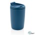 Kubek podróżny 300 ml, PP z recyklingu blue P433.085  thumbnail