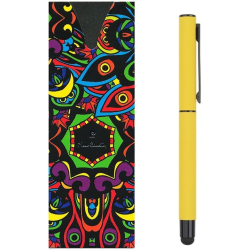 Pióro kulkowe touch pen soft touch CELEBRATION Pierre Cardin żółty B0300600IP308 (1)