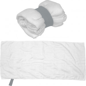 Mały ręcznik z mikrofibry 160 g/m² HUGH Biały