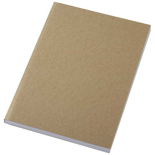 Notatnik A5 Novella Austen z miękką okładką z materiału z recyklingu, papier pakowy — 100 kartek Piasek pustyni 21026406 (4)