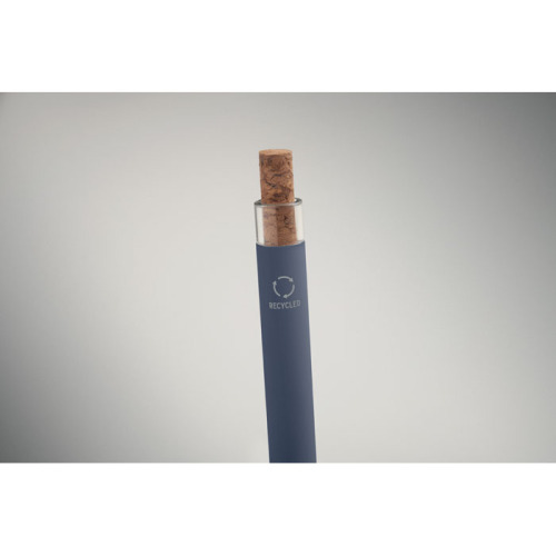 Aluminiowy długopis z rec. Niebieski MO2652-04 (2)