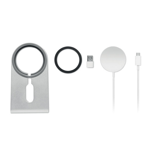 Przenośna ładowarka  15W Srebrny mat MO6417-16 (1)