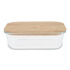 Szklany lunchbox z bambusową pokrywką Transparentny LT90457-N0004 (1) thumbnail