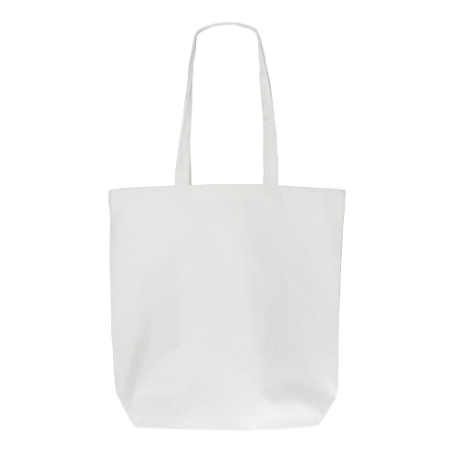 Torba z bawełny organicznej długa 270g/m² 42x12x43 cm Biały LT95379-N0001 (2)