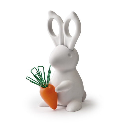 Przybornik biurowy królik Bunny Biały Ql10115-WH 