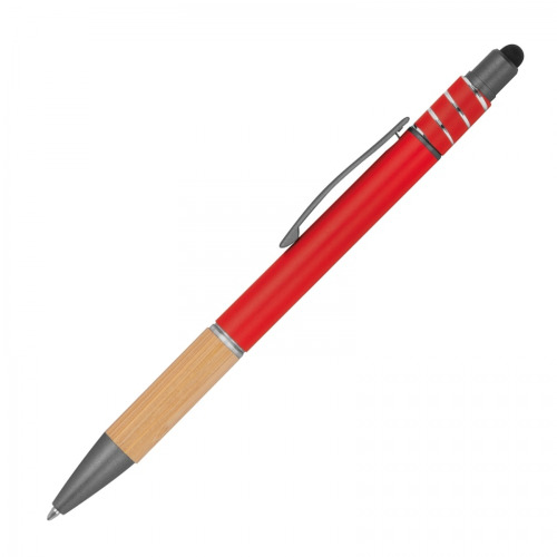 Długopis aluminiowy antystres touch pen MANUELA Czerwony 1387605 (1)