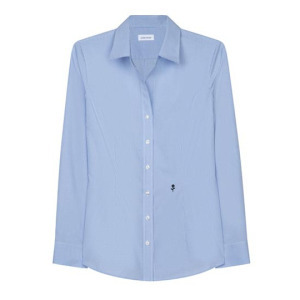 Bluzka Slim Fit Popelina Bawełniana