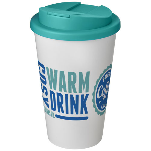 Americano® 350 ml tumbler with spill-proof lid Biały 21069504 (1)