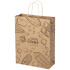 Torba z papieru Kraft ze skręconymi uchwytami – 31 x 12 x 41 cm Kraftowy brąz 1ZM01006  thumbnail