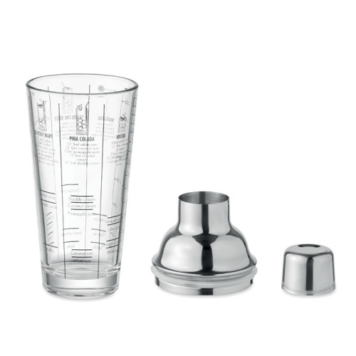 Szklany shaker barmański400 ml Przezroczysty MO2077-22 (1)