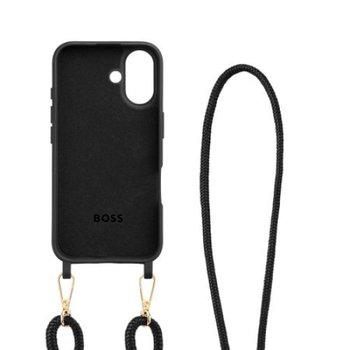 Etui na iPhonea 16 Pro Max Double B Czarno-złote Czarny HEH520A16N (2)