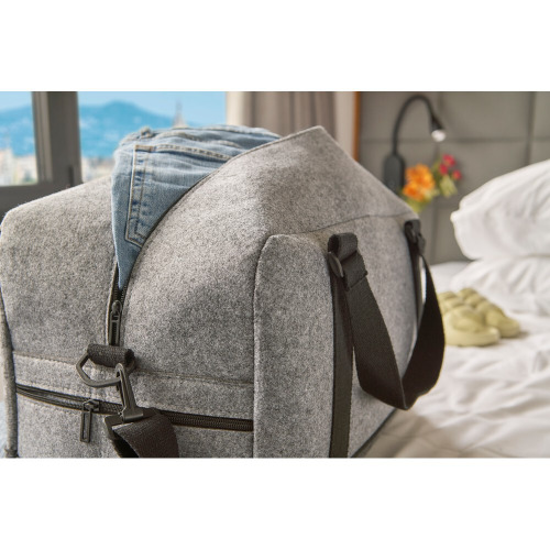 Torba sportowa, podróżna RPET Szary VA887-19 (6)