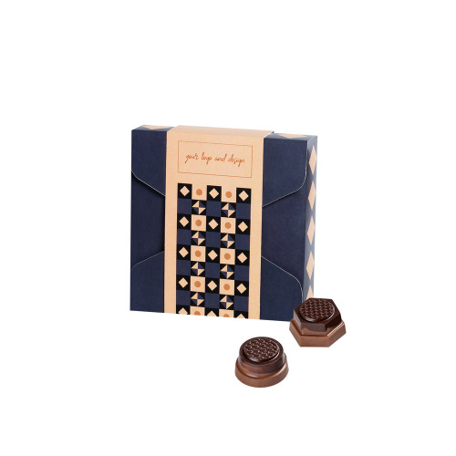 Bombonierka czekoladowa Mozaika 9 szt. Wielokolorwy S0623 (1)