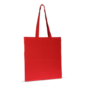 Torba z bawełny organicznej długa 140g/m² 38x42 cm Czerwony
